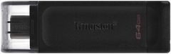 Kingston DataTraveler 70 USB-C spominski ključ, 64 GB - odprta embalaža