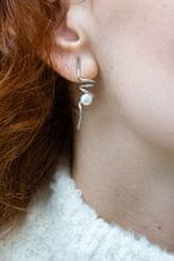 JwL Luxury Pearls Dolgi pozlačeni srebrni uhani z biserom JL0621
