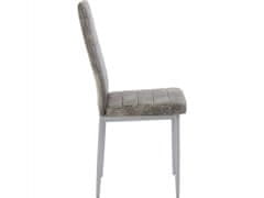 Danish Style Jedilni stol Kiki (SET 2 kosa), svetlo siva