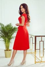 Numoco Ženska mini obleka Lila rdeča XXL