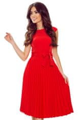Numoco Ženska mini obleka Lila rdeča XXL