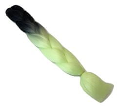 Vipbejba Lasni podaljški za pletenje kitk, B12 black&neon