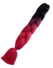 Vipbejba Lasni podaljški za pletenje kitk, B3 black & pink