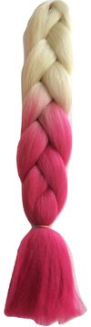Vipbejba Lasni podaljški za pletenje kitk, B48 blond & pink love