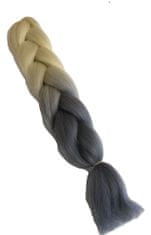 Vipbejba Lasni podaljški za pletenje kitk, B50 blond & grey