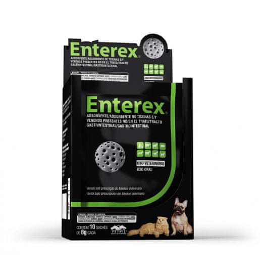 Vetnil Enterex prašek za zastrupitve in pike, 10 x 8 g