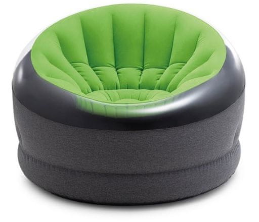 Intex napihljiv stol Empire, zelen