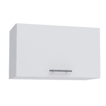 KONDELA Zgornja omara, bela, FABIAN W - 60OK