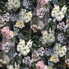 Designers Guild Ozadje DELFT FLOWER GRANDE - GRAFIT, kolekcija TULIP STELLATA