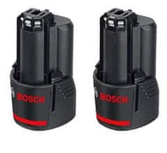 BOSCH Professional baterija GBA 12 V 3,0 Ah, 2 kosa (1600A00X7D)