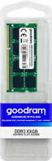 GoodRam RAM pomnilnik, SODIMM, DDR3 8GB, PC1600 (GR1600S364L11/8G)