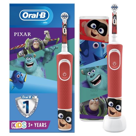 Oral-B otroška zobna ščetka Vitality Kids Pixar + potovalni etui