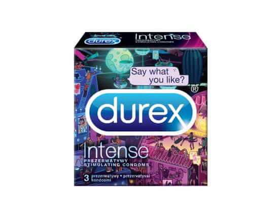 Durex Intense Emoji kondomi, 3 kosi