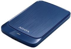A-Data HV320 zunanji trdi disk, HDD, 1 TB, moder