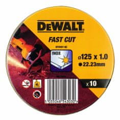 DeWalt DT3507 rezalna plošča za inox 125mm 10 kos