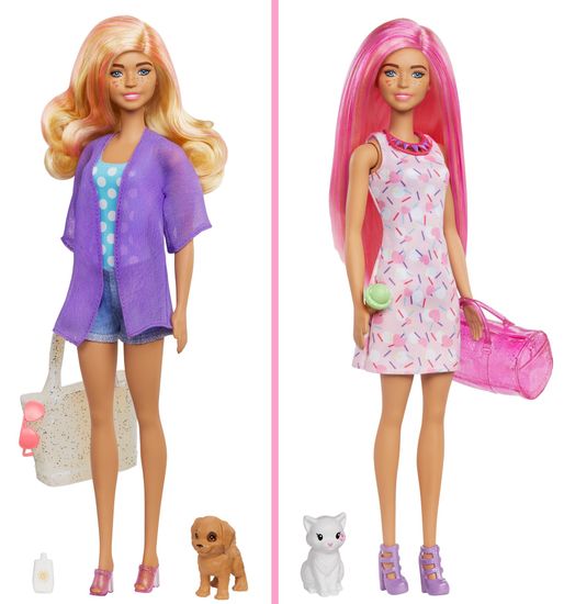 Mattel Barbie Color Reveal Barbie z živaljo
