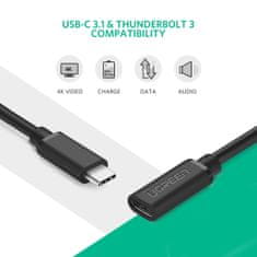 Ugreen podaljšek USB-C na USB-C 3.1, 0,5m