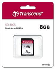 Transcend Transcend spominska kartica SDHC 8GB, 95/45MB/s, C10, UHS-I Speed Class 1 (U1)