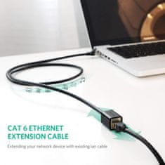 Ugreen Ethernet podaljšek (RJ45, UTP), Cat 6, 1m