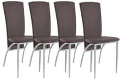 Jedilni stol Nelso (SET 2 kosa), rjava