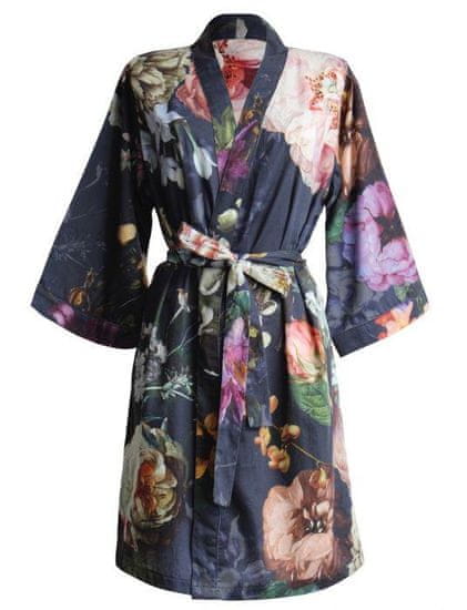Essenza Fleur kimono, temno moder