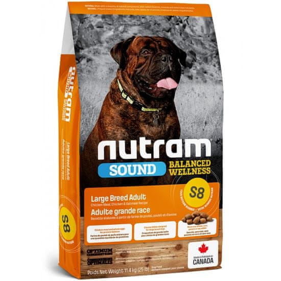 Nutram Sound Large Breed Adult Dog hrana za pse, 11,4 kg