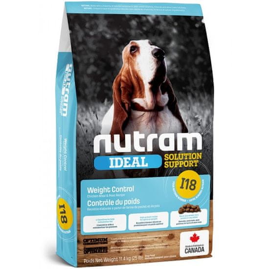 Nutram Ideal Weight Control dietna hrana za odrasle pse, 11,4 kg