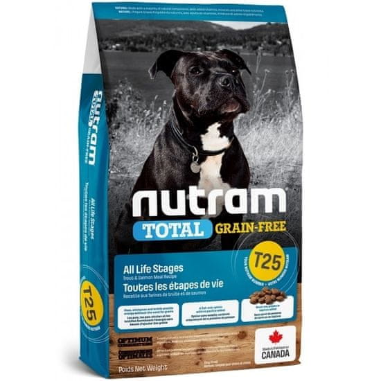 Nutram Total Grain Free Salmon Dog hrana za občutljive pse, 2 kg