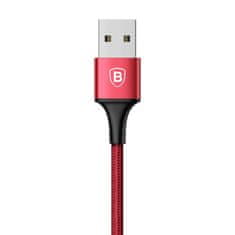 BASEUS Rapid 2in1 kabel USB - Lightning / Micro USB 3A 1.2m, rdeč