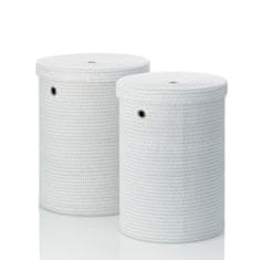 Kela Kela KL-22980 Komplet košar za perilo RIMOSSA PP plastika, bela