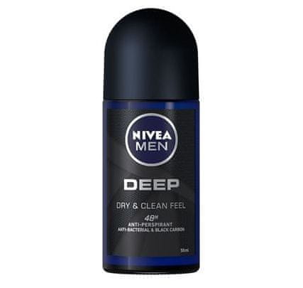 Nivea Men Deep antiperspirant roll on, 50 ml