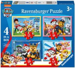 Ravensburger 030651 Tačke na patrulji sestavljanka, 4 v 1