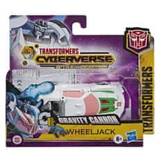 Transformers Cyberverse Wheeljack figura, 1 korak transformacije