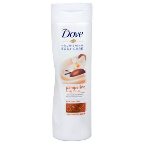 Dove Pampering losjon za telo Shea Butter & Warm Vanilla, 250 ml