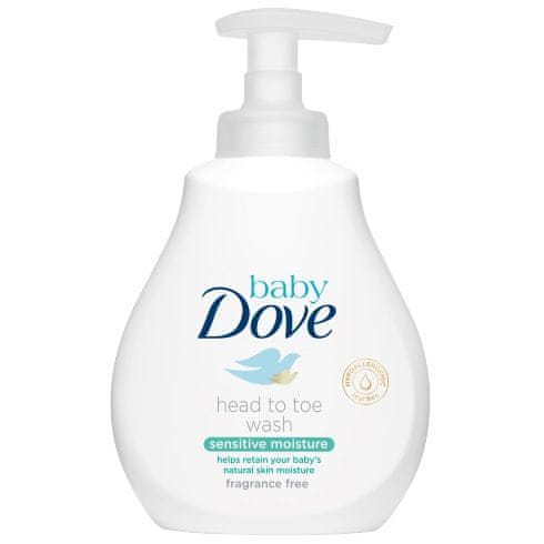 Baby Dove Baby Head To Toe gel za prhanje Sensitive Moisture, 200 ml