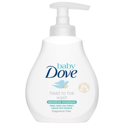 Dove Baby Head To Toe gel za prhanje Sensitive Moisture, 200 ml