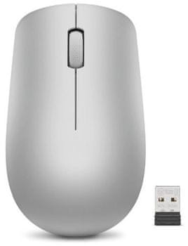 Lenovo 530 Wireless Mouse, Platinum Grey (GY50Z18984)