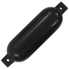 Vidaxl Odbojniki za čoln 4 kosi črni 51x14 cm PVC