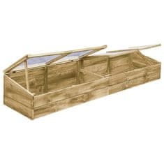 Vidaxl Rastlinjak impregnirana borovina 200x50x35 cm