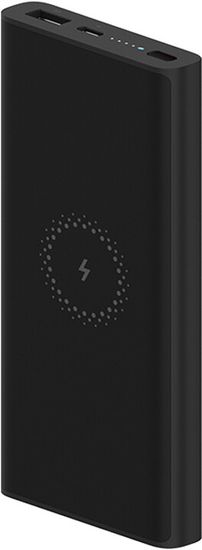 Xiaomi Mi Essential prenosna baterija, 10 000 mAh, Qi brezžično polnjenje, črna