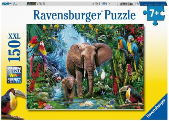 Ravensburger sestavljanka 129010 Živali iz safarija, 150-delna