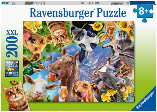 Ravensburger Simpatične domače živali sestavljanka, 200 delov