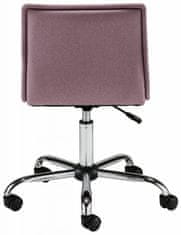 Danish Style Pisarniški stol Bert, roza