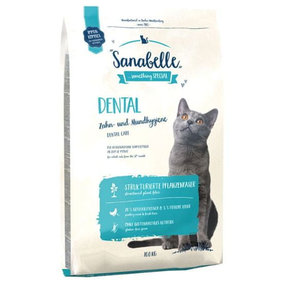 Sanabelle Dental suha hrana za odrasle mačke, 10 kg