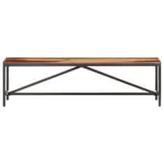 Vidaxl Klop 160 cm iz trdnega palisandra