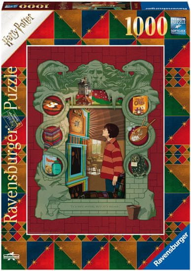 Ravensburger Puzzle 165162 Harry Potter Družina Weasley, 1000 kosov