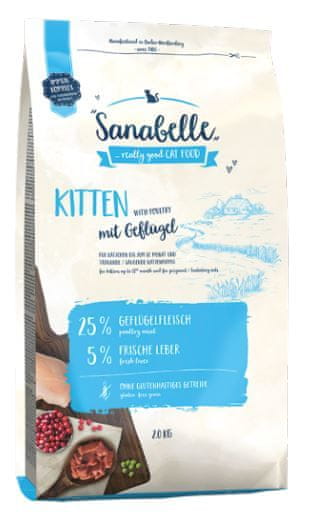 Sanabelle Kitten suha hrana za mačke, 2 kg