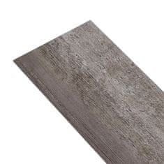 Vidaxl PVC talne plošče 5,26 m2 2 mm črtast les