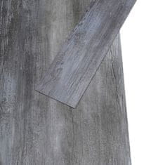 Vidaxl PVC talne plošče 5,26 m2 2 mm svetleče sive