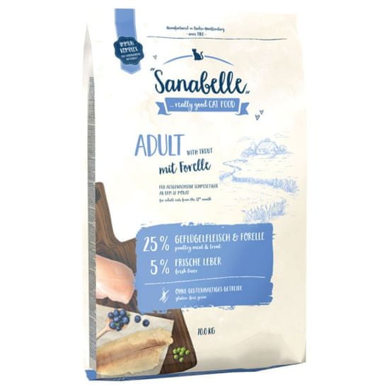 Sanabelle Adult suha hrana za hišne mačke, postrv, 10 kg
